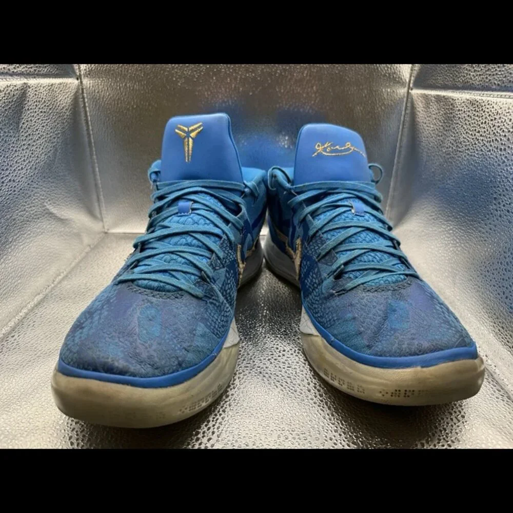 RARE 🚀 Size 11.5 - Nike Kobe AD Mid‎ Demar Derozan PE Blue AQ2721-900